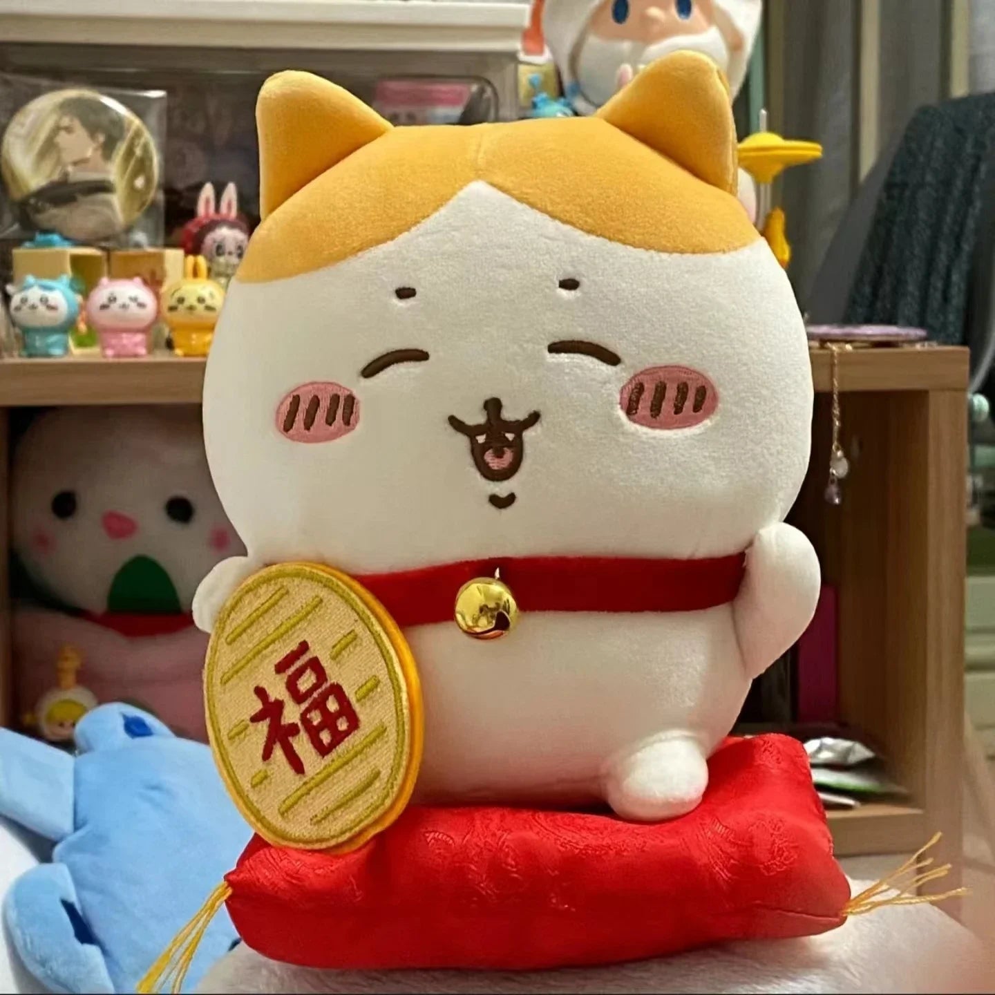 Animated Chiikawa Cartoon Lucky Cat Hachiware Plush Doll Lucky Lucky Cute Plush Toy Usaki USAgi Doll Children's Gift Animated Chiikawa Cartoon Lucky Cat Hachiware Plush Doll Lucky Lucky Cute Plush Toy Usaki USAgi Doll Children's Gift